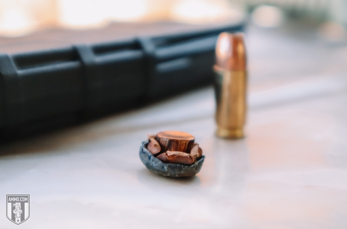 fired hollow point bullet