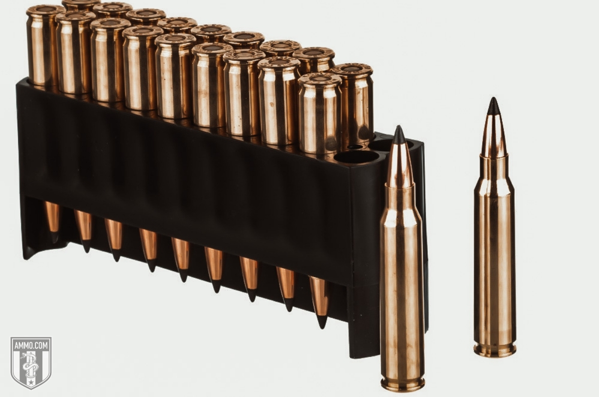 Calibers of bullets including 223, 5.56 39, 7.62, 30-30 win, 308