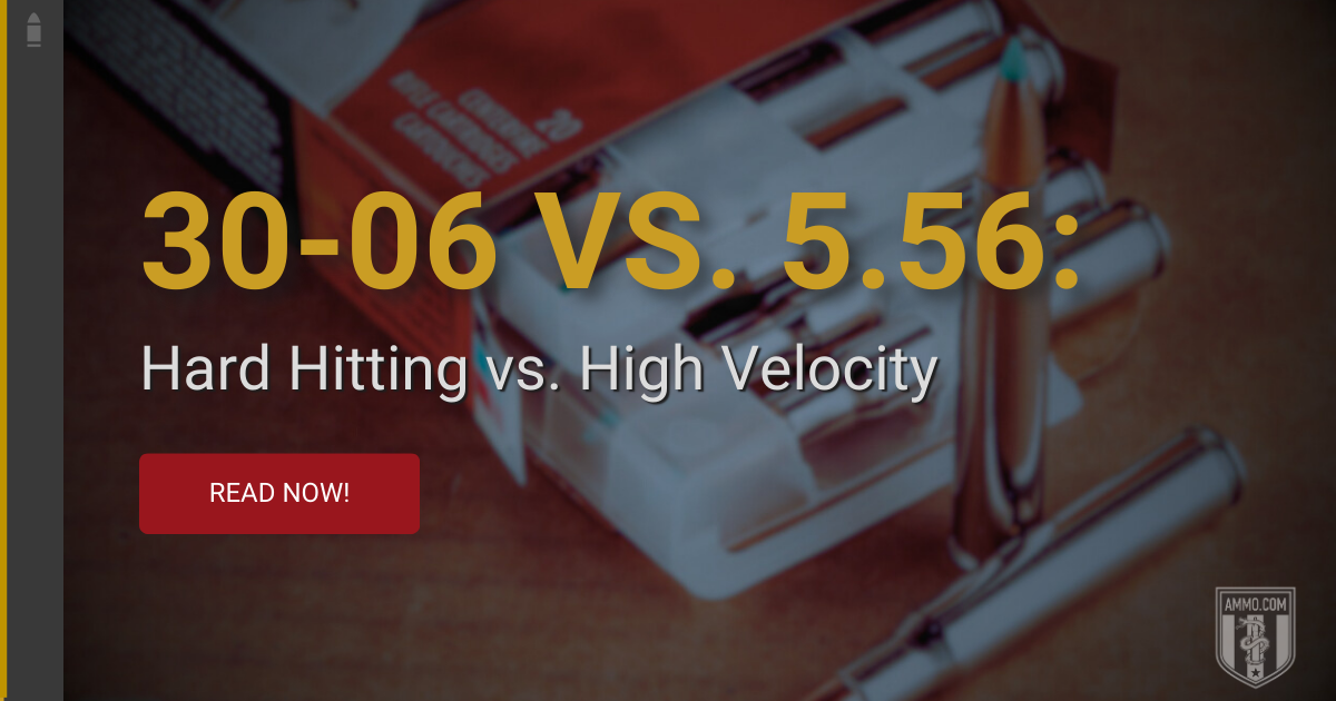 30 06 Vs 5.56 Size Comparison