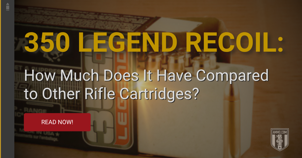 350 Legend Recoil: Is the 350 Legend A Recoil-Friendly Cartridge?