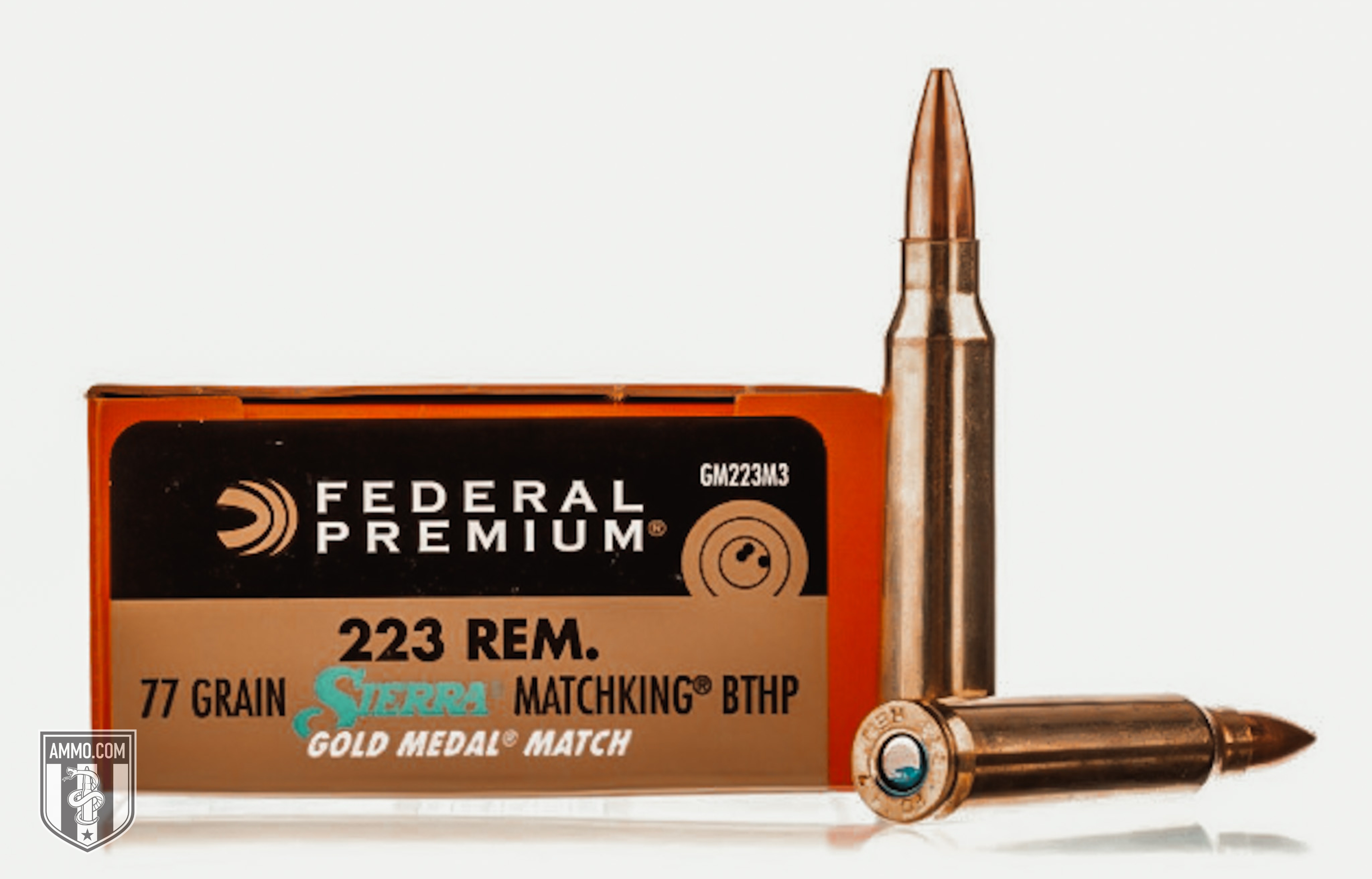 Federal Premium 223 Rem HPBT ammo for sale