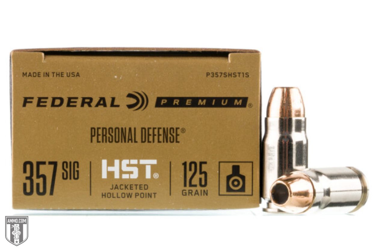 Federal Personal Defense HST 357 SIG ammo for sale