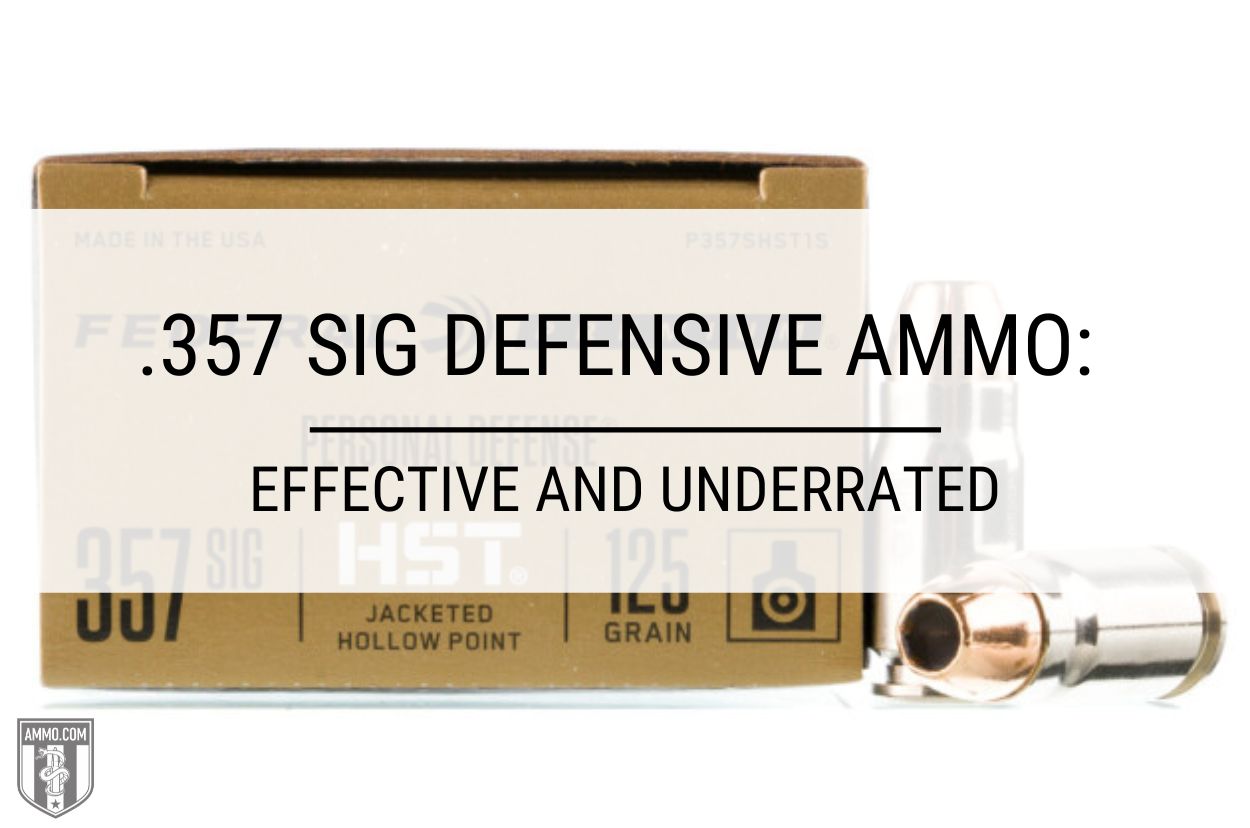 .357 SIG Defensive Ammo