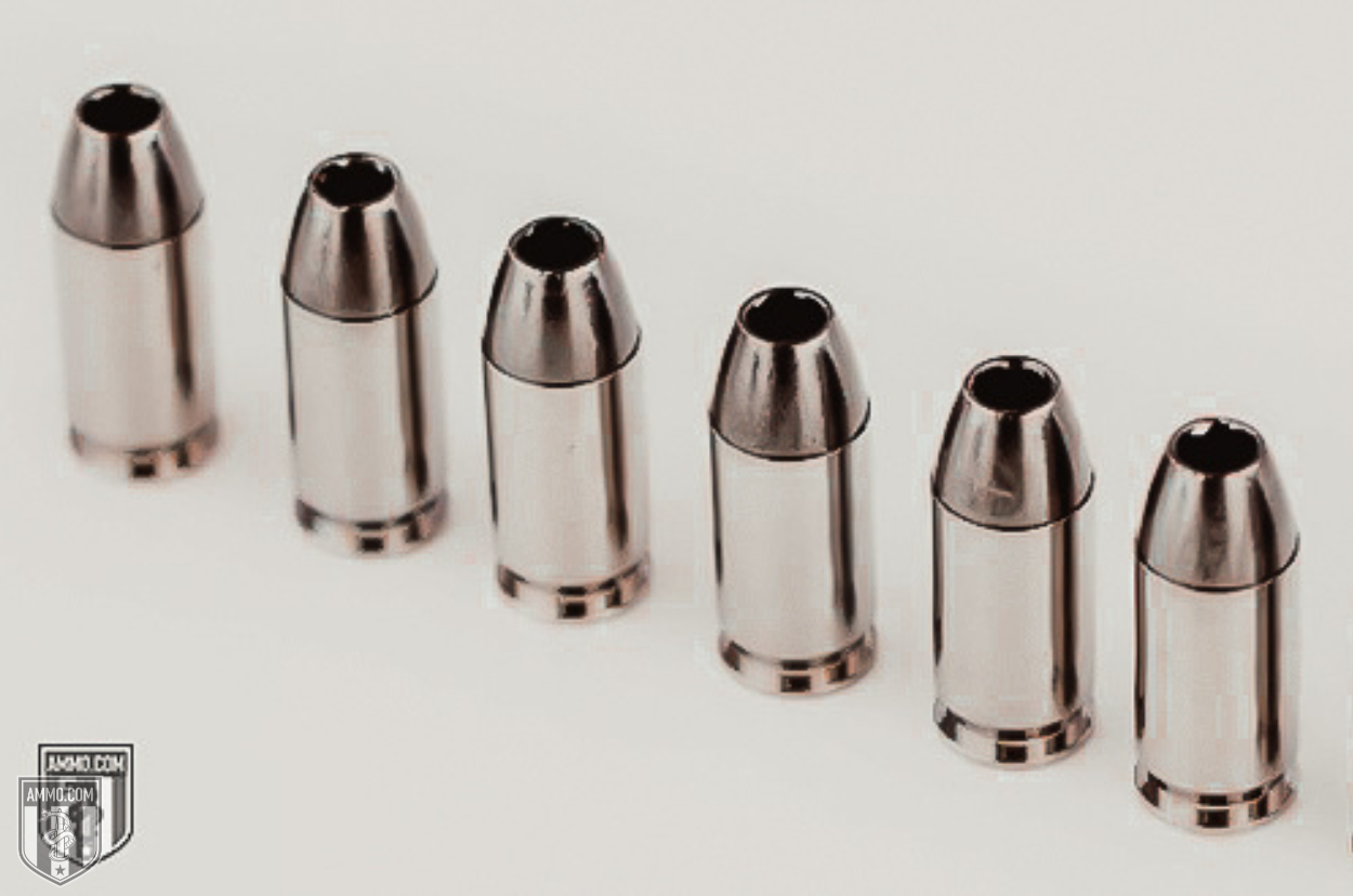 Solid copper hollow point bullets