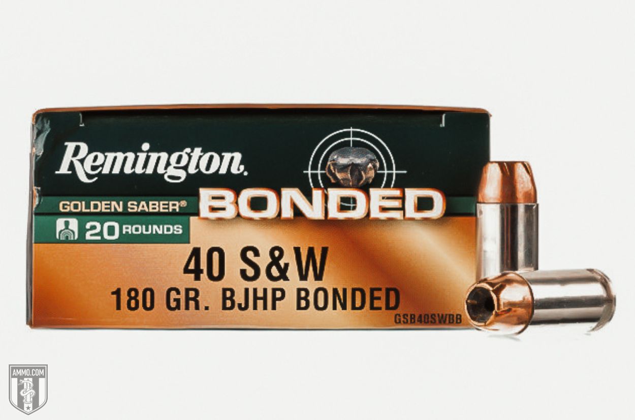 Remington Golden Saber Bonded 40 S&W ammo for sale