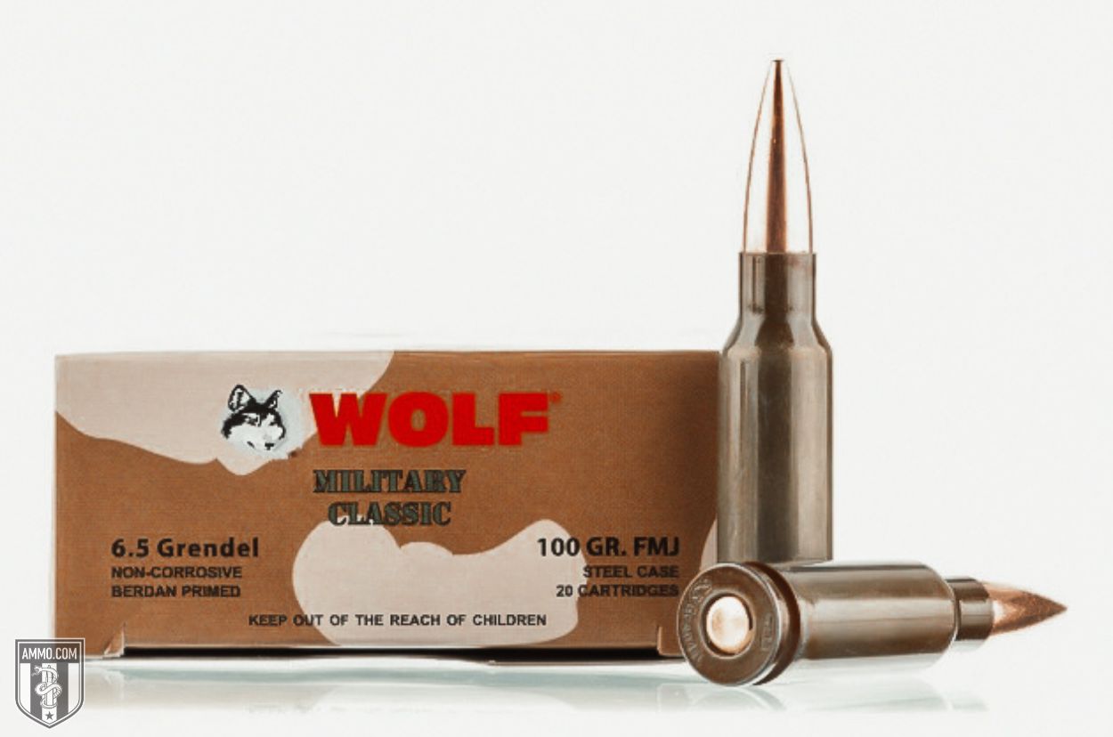 Wolf Military Classic 6.5 Grendel ammo for sale