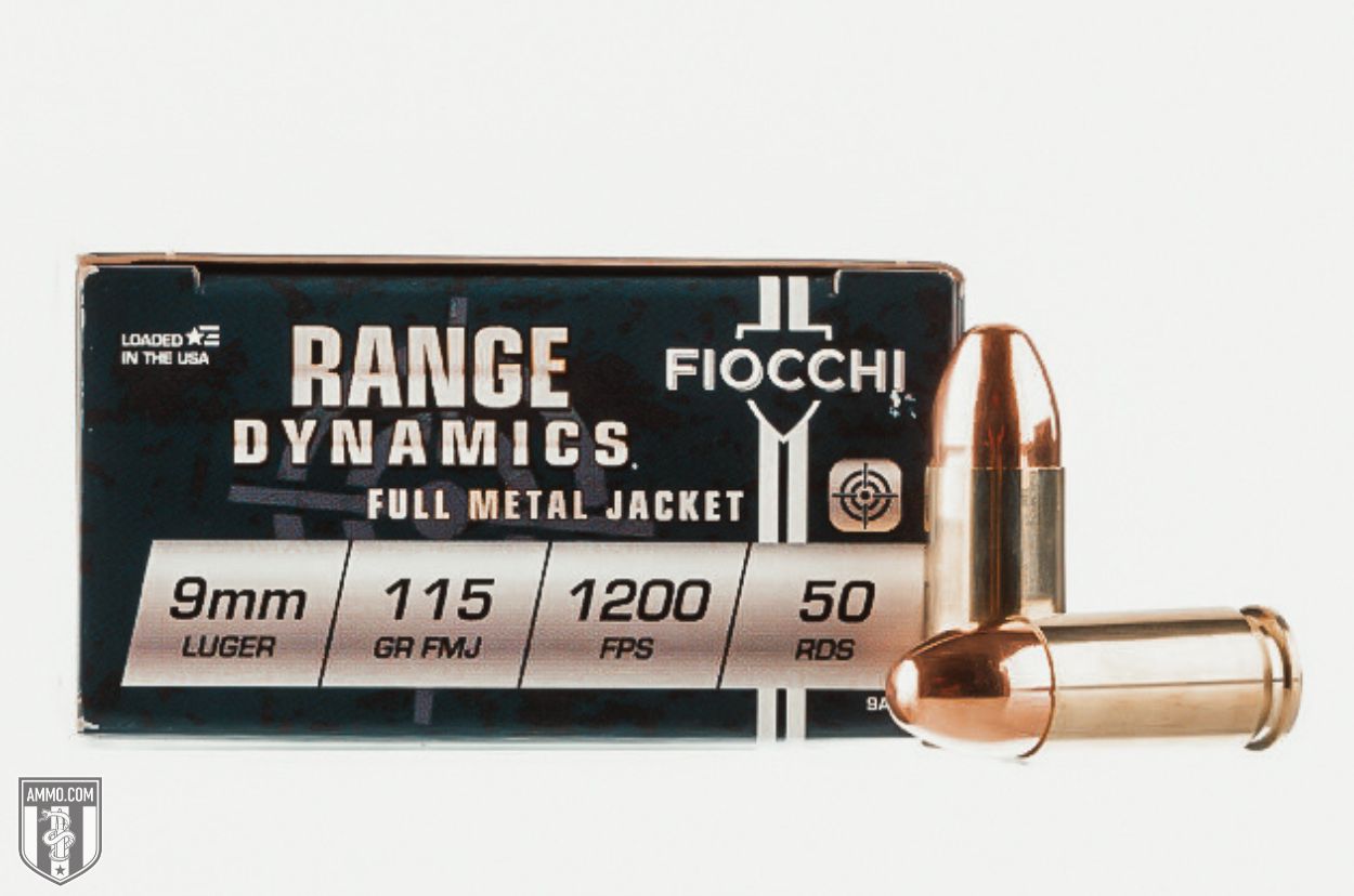 Fiocchi Range Dynamics 9mm ammo for sale