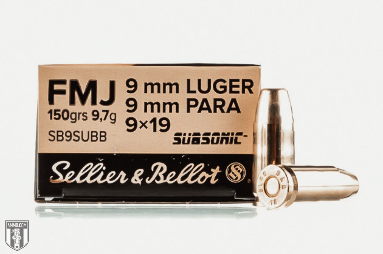 Sellier & Bellot Subsonic 9mm ammo for sale