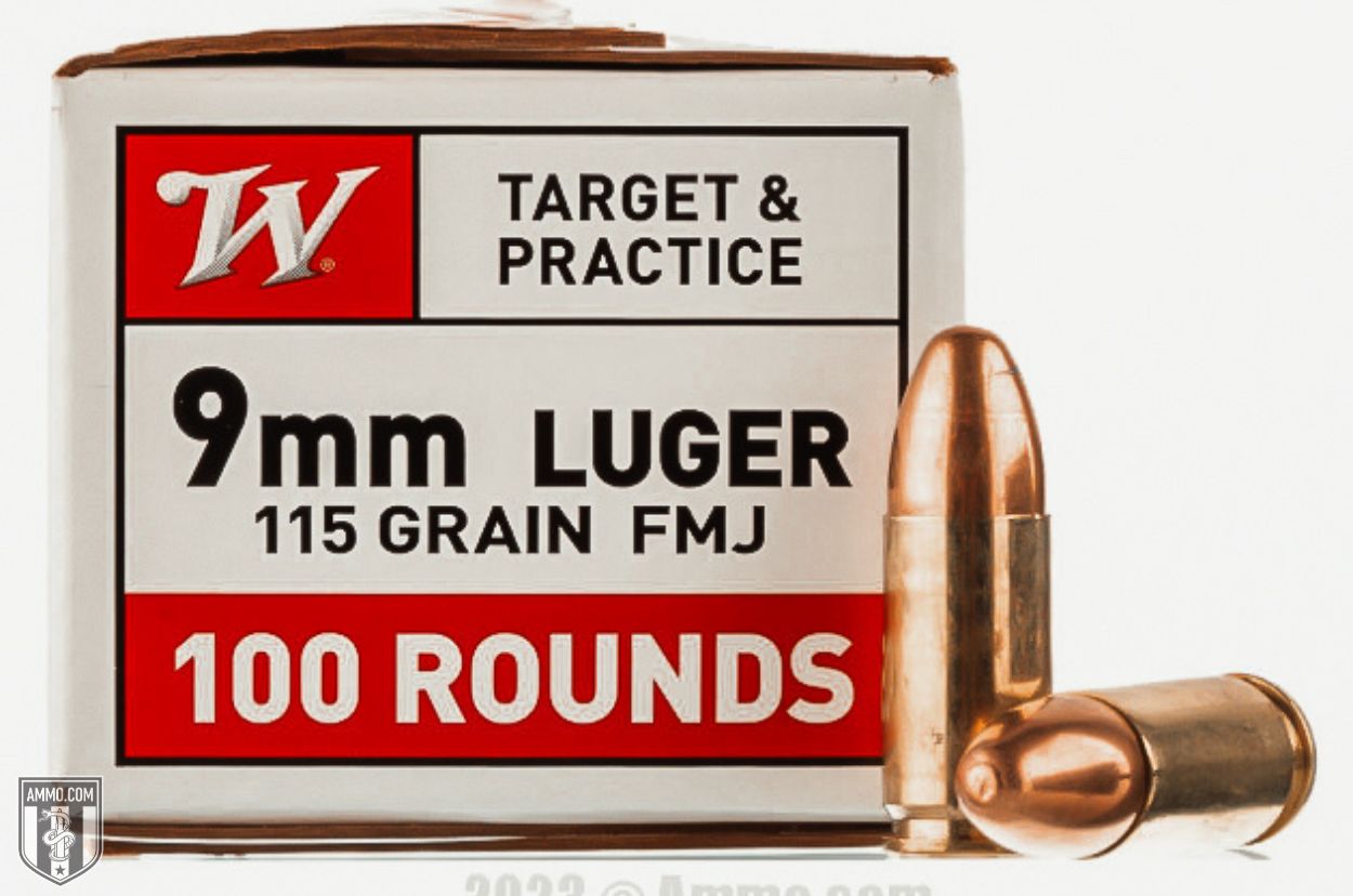 Winchester Target & Practice 9mm ammo for sale