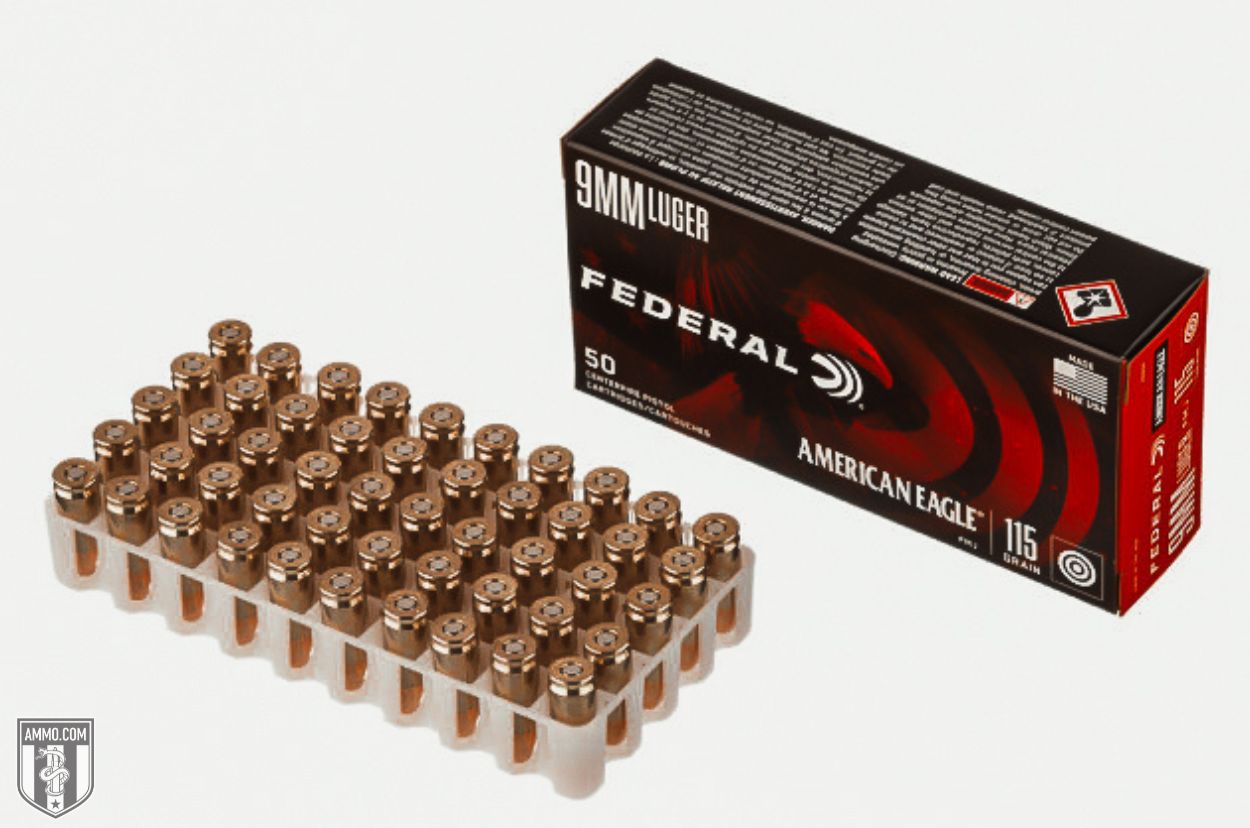 Federal American Eagle 9mm ammo for sale