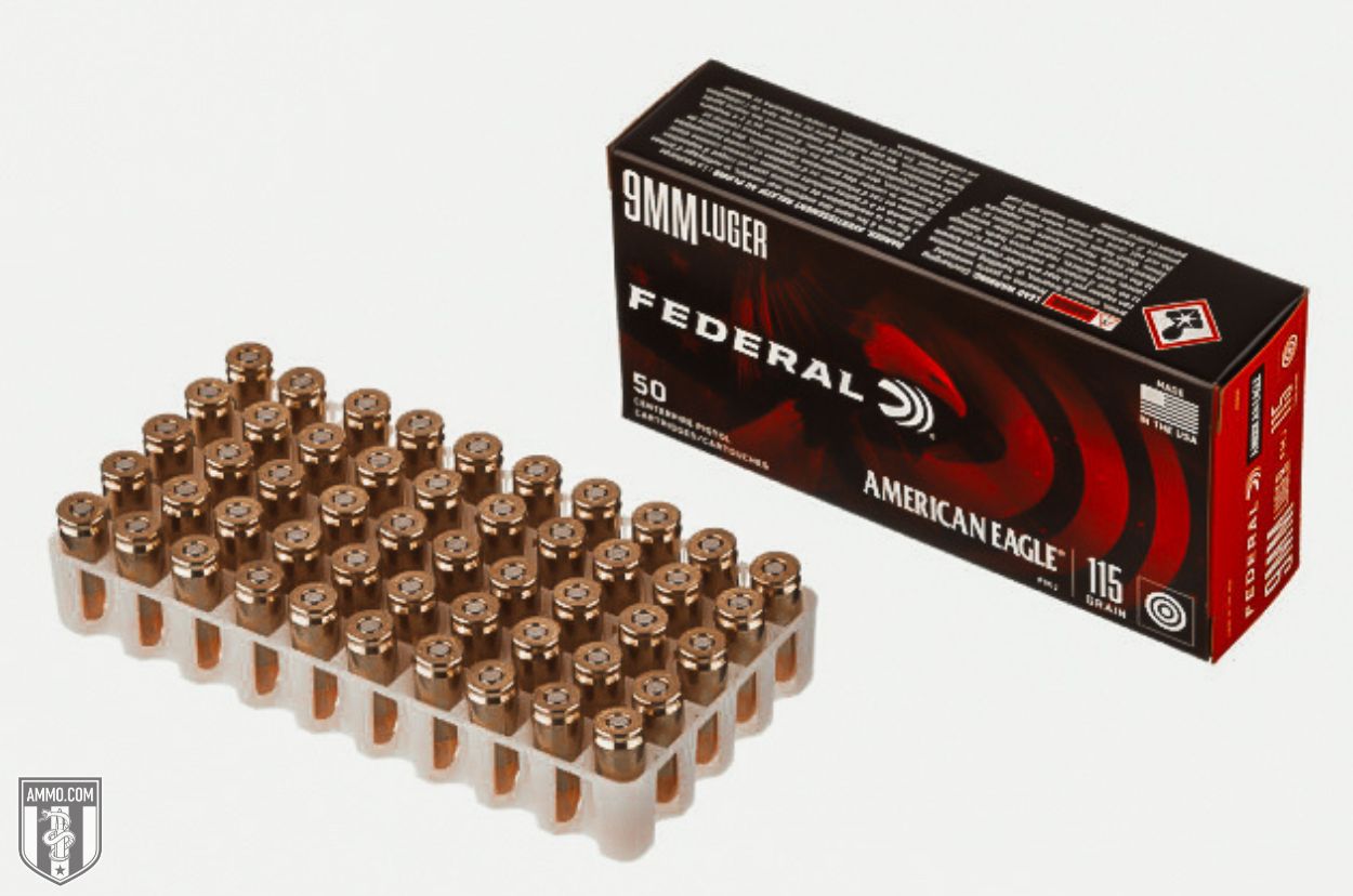 Federal American Eagle 9mm ammo for sale
