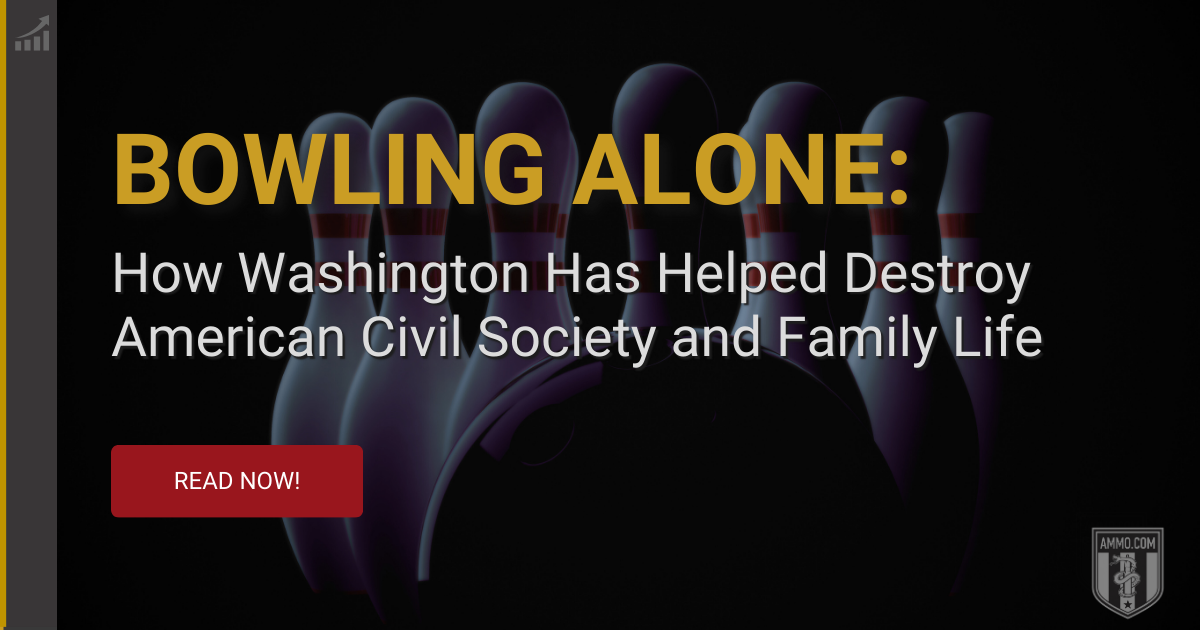 Bowling Alone: How Washington Has Helped Destroy American Civil Society and Family Life