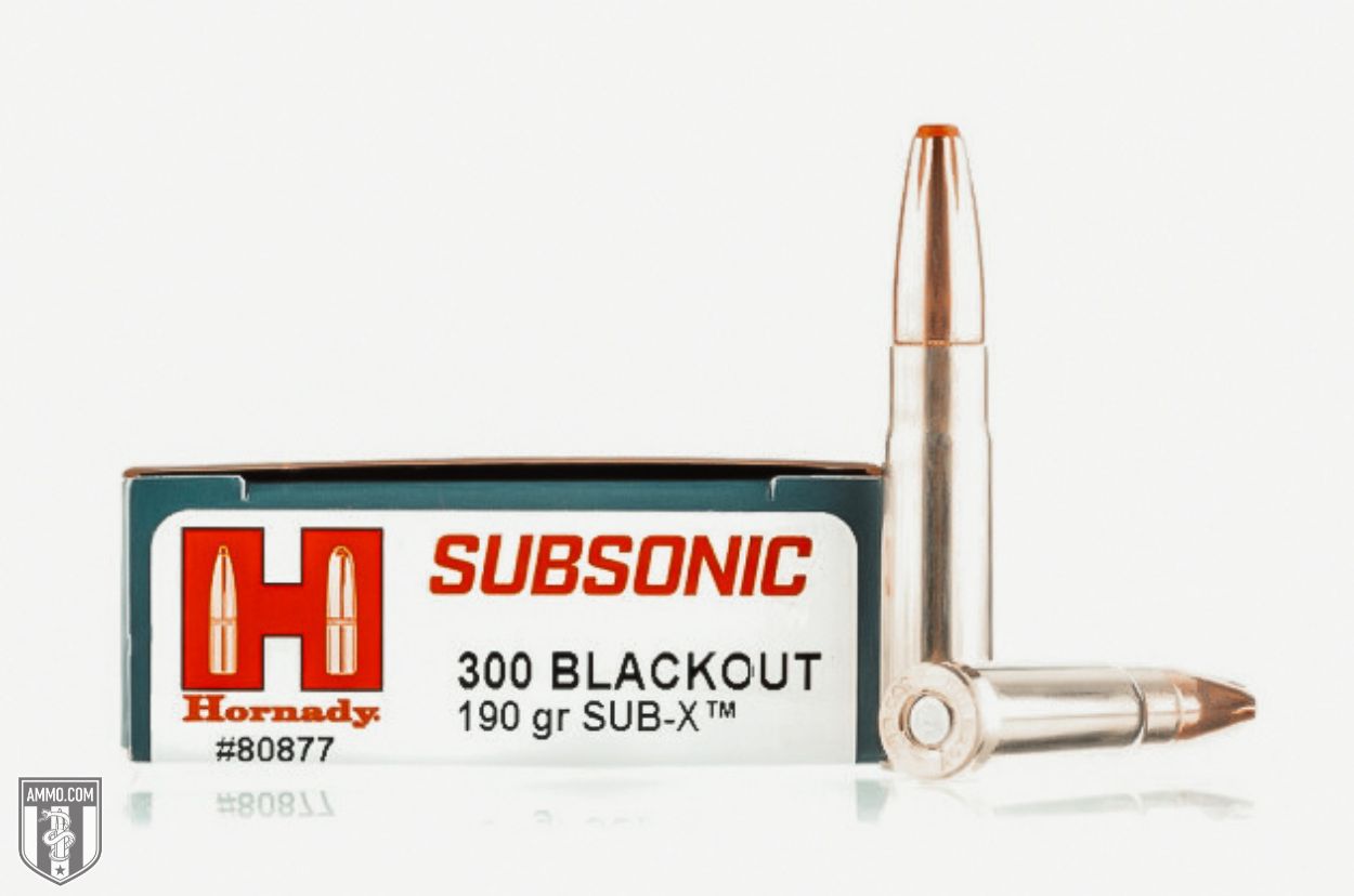 Hornady 300 Blackout 190 Gr Sub-X Ammo