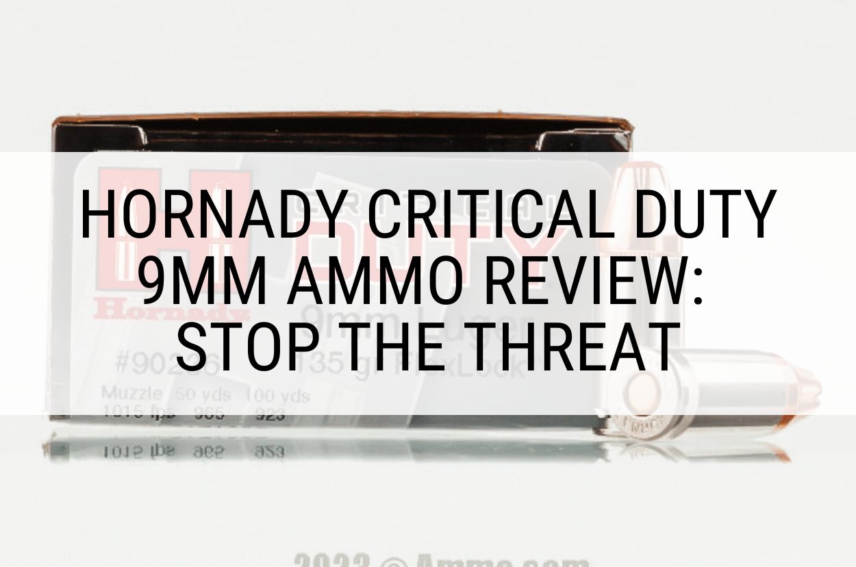 Hornady Critical Duty 9mm Ammo Review