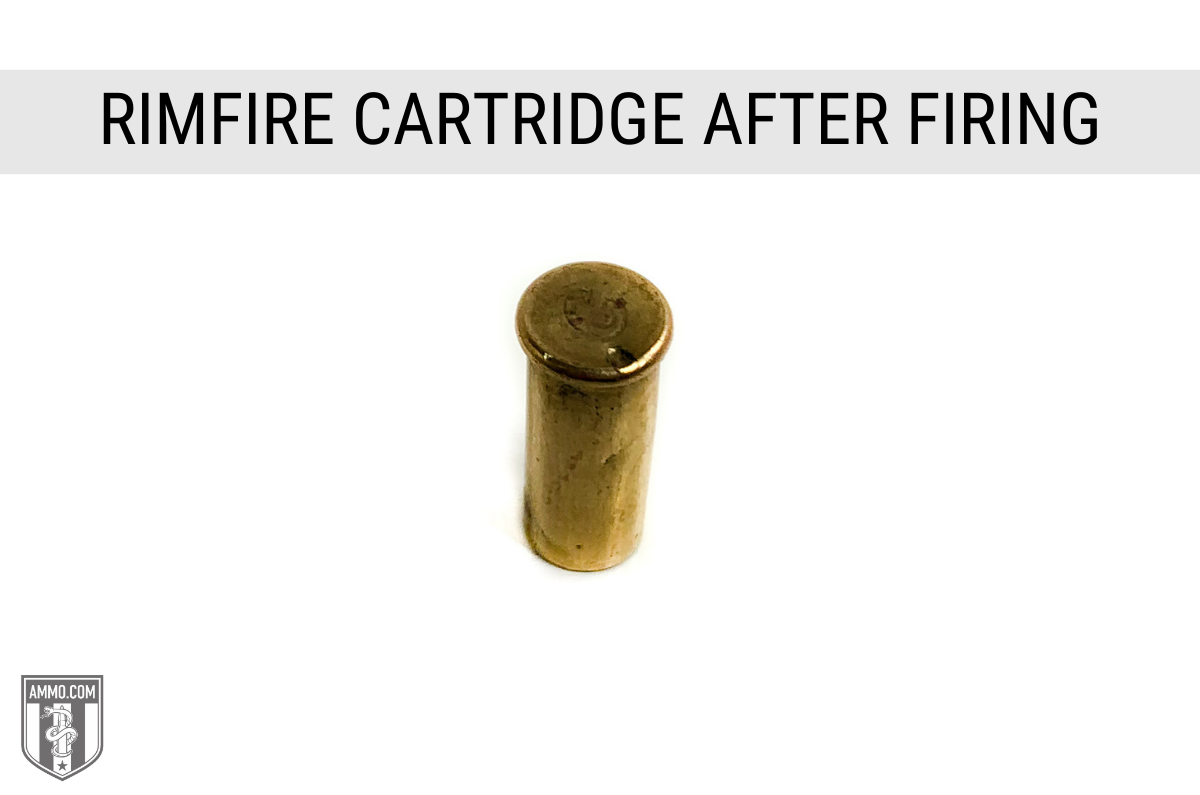 rimfire casing after firing