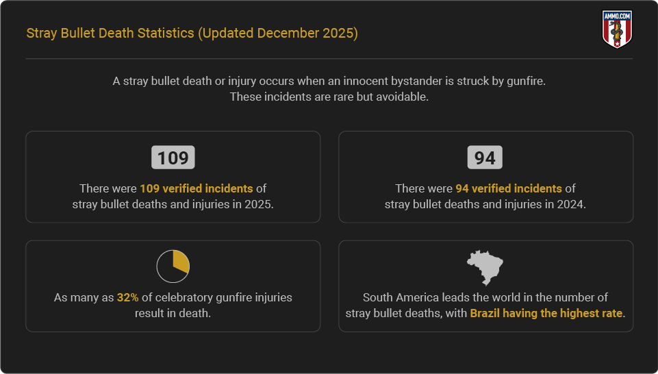 Report Highlights - Stray Bullet Deaths in the US 2025