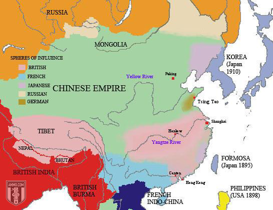Map of Chinese Empire