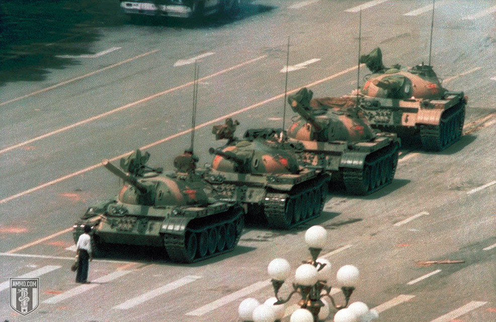 The Tank Man of Tiananmen Square