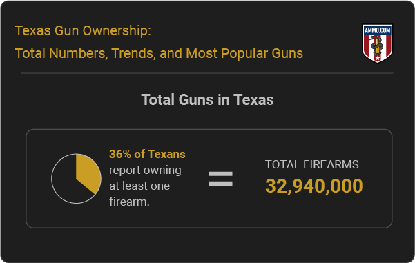 Total Number of Guns in Texas