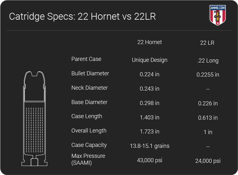 22 vs 22LR Cartridge Comparison by