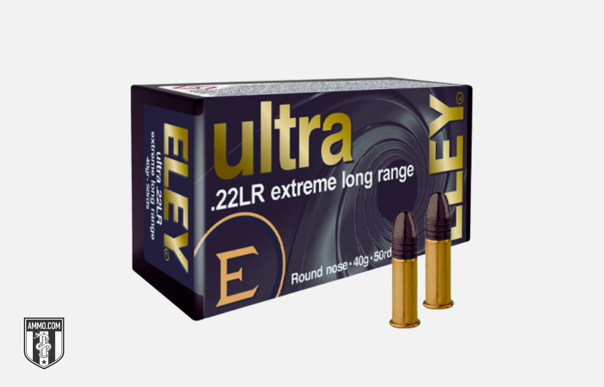 Eley Ultra Extreme Long Range 40 Grain LRN 22 LR ammo