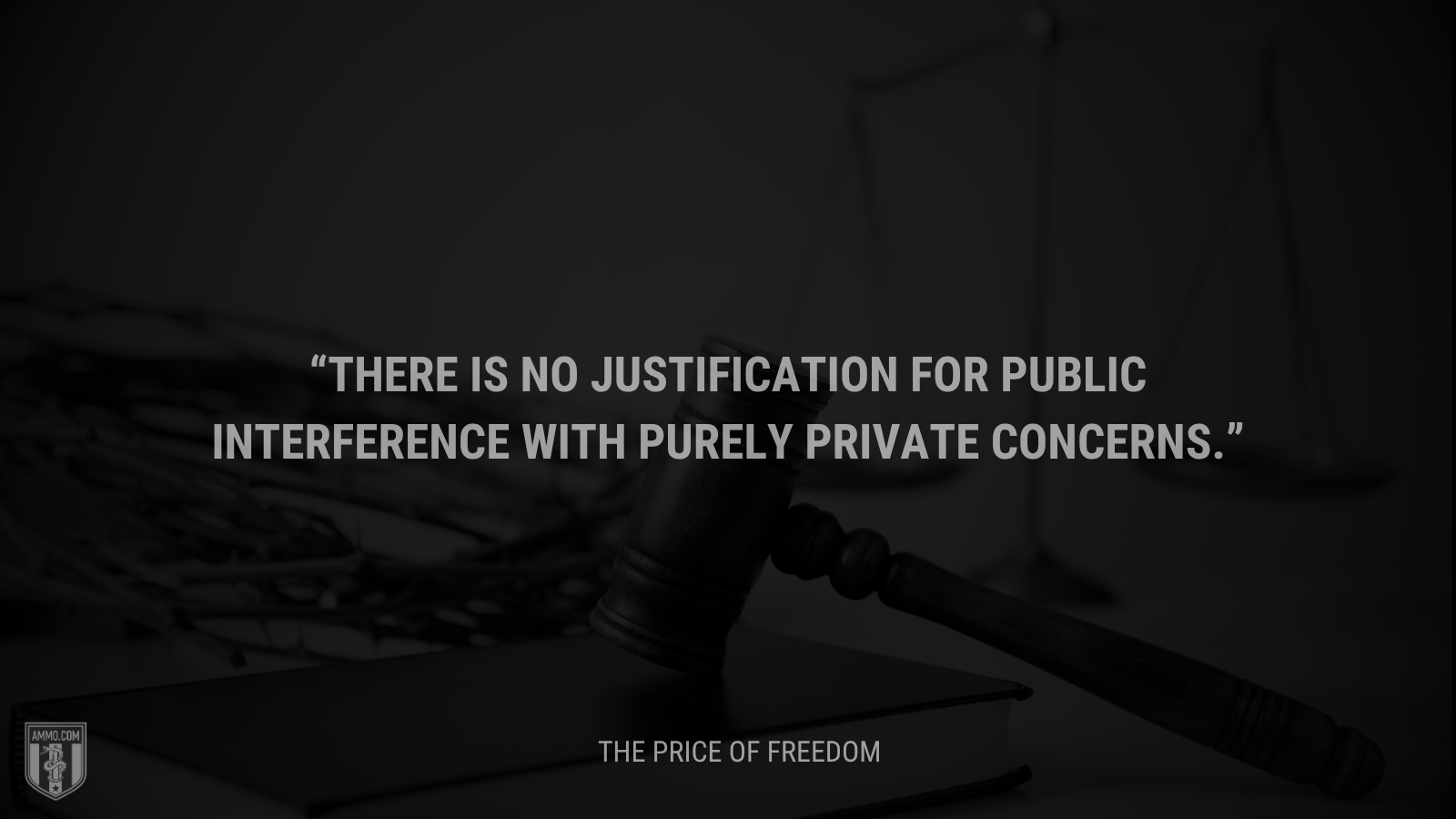 &ldquo;There is no justification for public interference with purely private concerns.&rdquo; - Calvin Coolidge