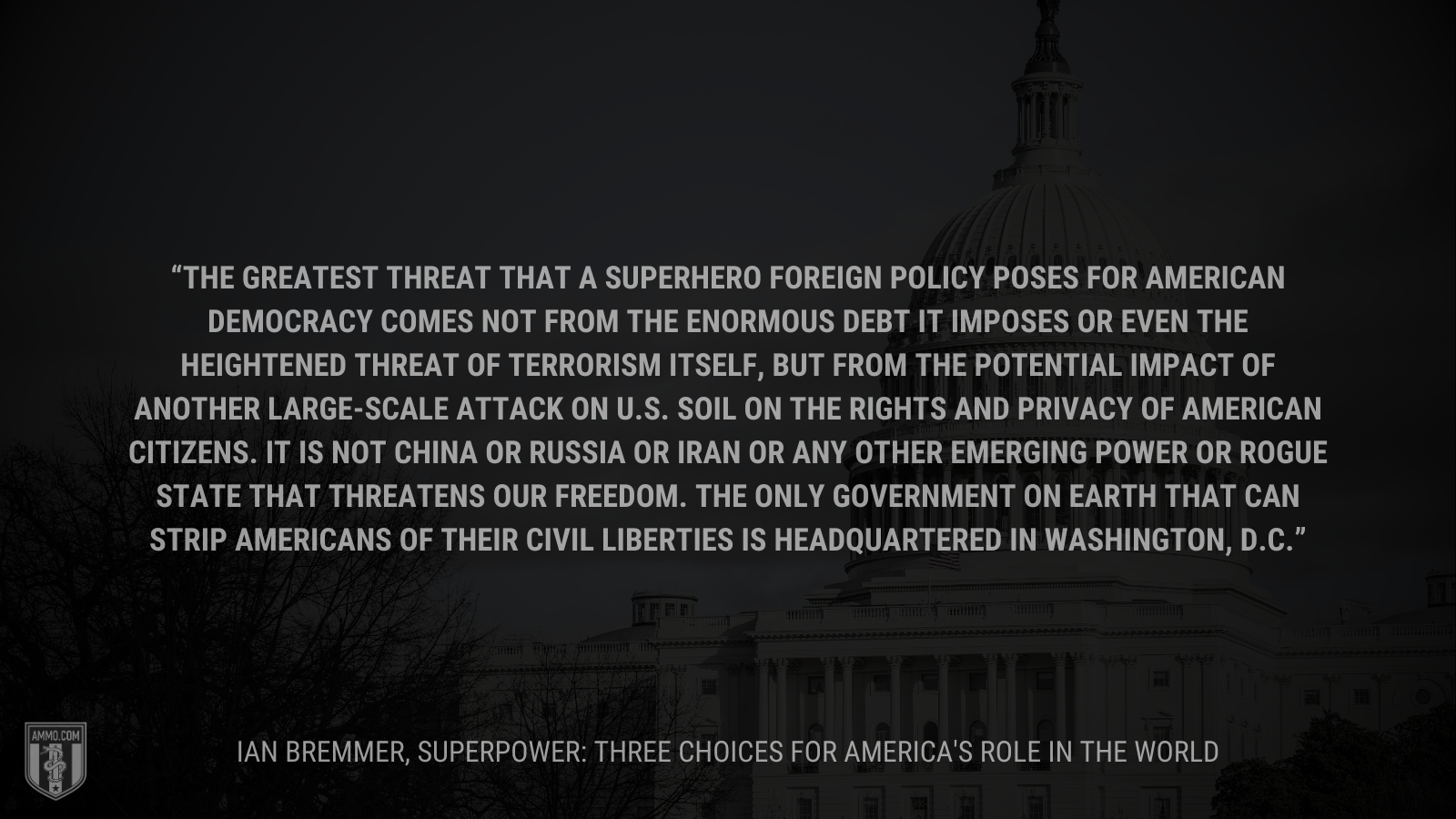 &ldquo;&rdquo; - Ian Bremmer