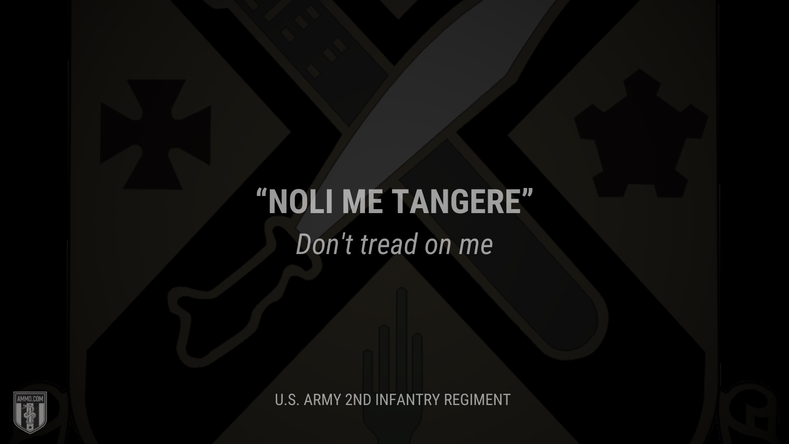 &ldquo;Noli me tangere&rdquo; - Don't tread on me