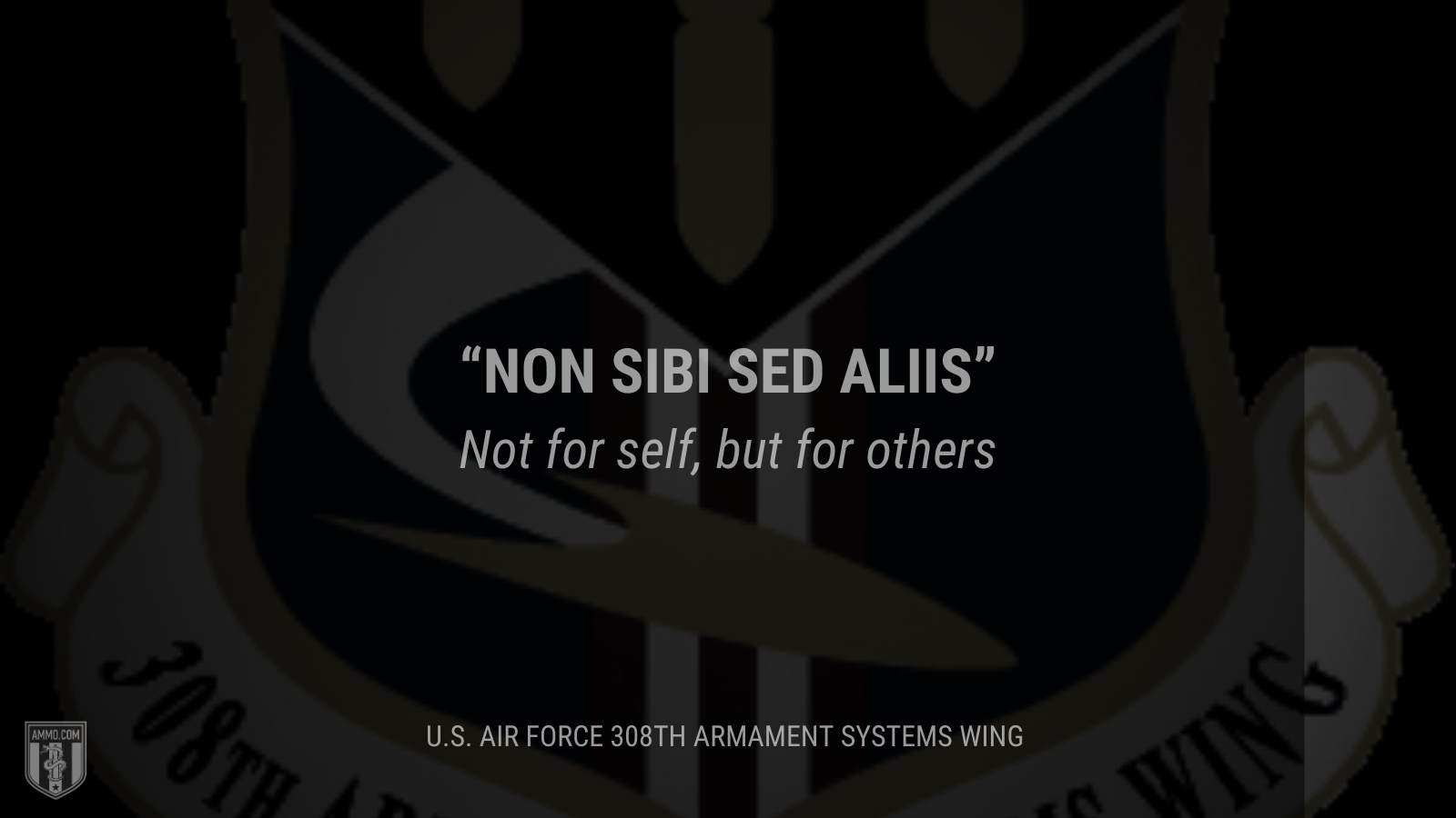 &ldquo;Non sibi sed aliis&rdquo; - Not for self, but for others