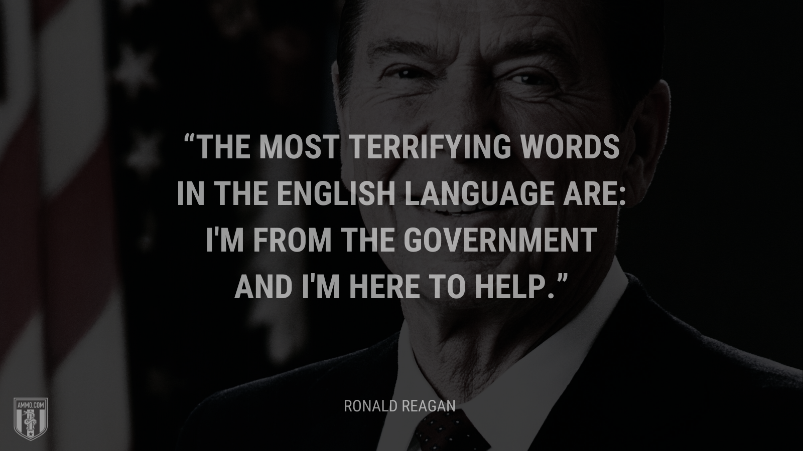 &ldquo;The most terrifying words in the English language are: I'm from the government and I'm here to help.&rdquo; - Ronald Reagan