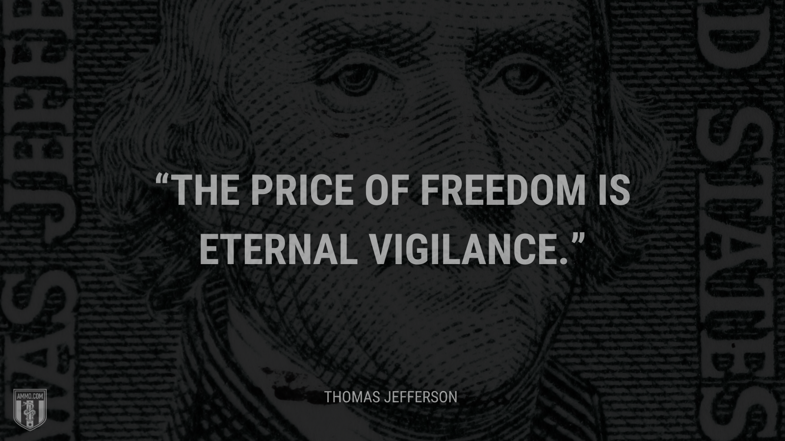 &ldquo;The price of freedom is eternal vigilance.&rdquo; - Thomas Jefferson