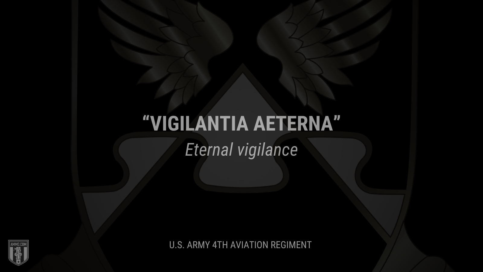 &ldquo;Vigilantia aeterna&rdquo; - Eternal vigilance