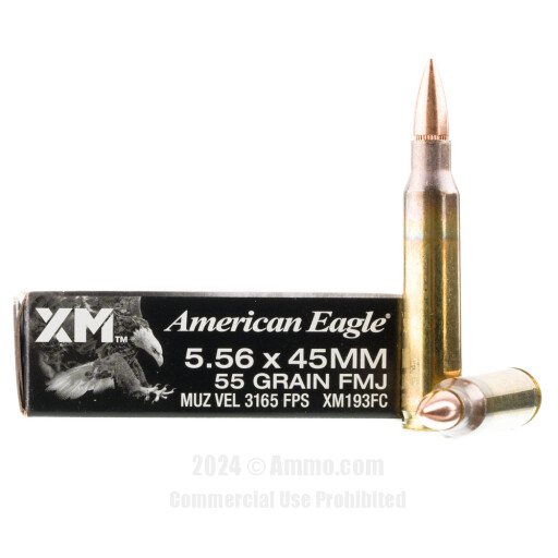 Federal American Eagle FMJBT Ammo