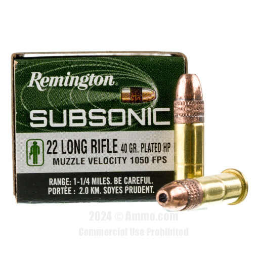 Remington Subsonic CPHP Ammo