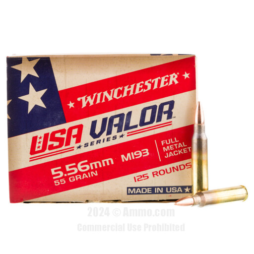 Winchester USA VALOR FMJ Ammo