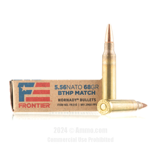 Bulk Hornady Frontier Match HPBT Ammo