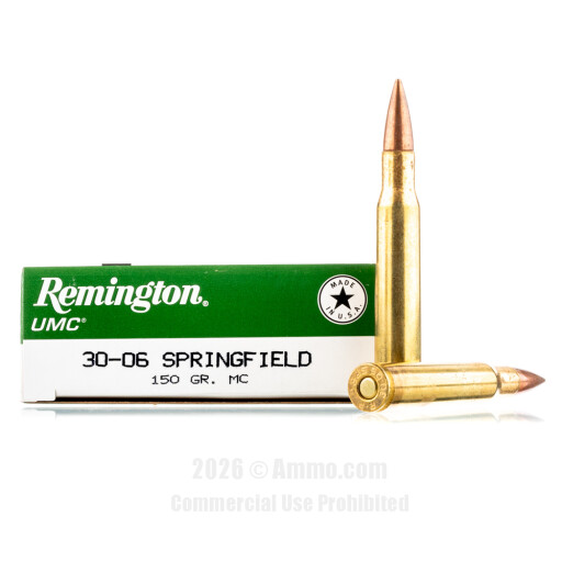 30-06 Ammo - Remington Ammo MC Remington MC Ammo