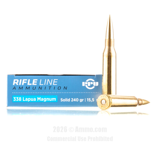 338 Lapua Mag Ammo - Prvi Partizan Ammo Solid Prvi Partizan Solid Ammo
