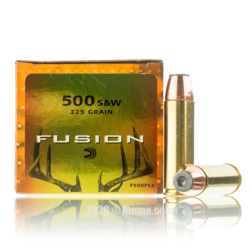 500 S&W Mag Ammo - Federal Ammo Fusion Federal Fusion Ammo