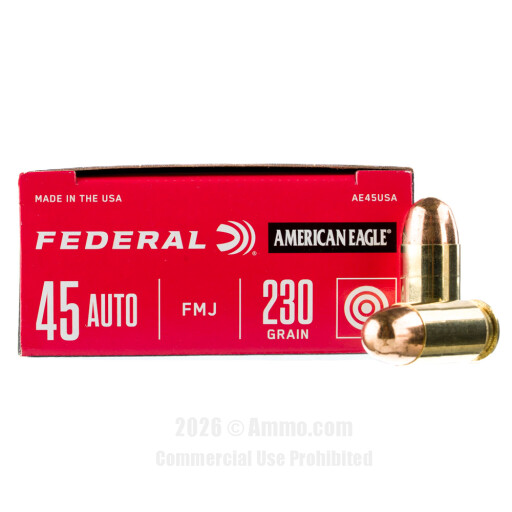 Federal 250th Anniversary USA 45 ACP Ammo - 1000 Rounds of 230...