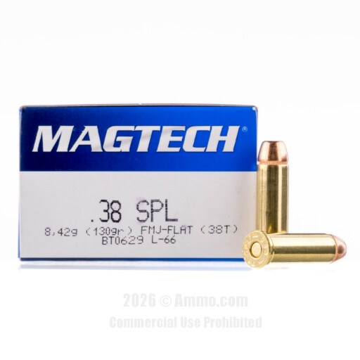 Magtech 38 Special Ammo - 1000 Rounds of 130 Grain FMJ Ammunition