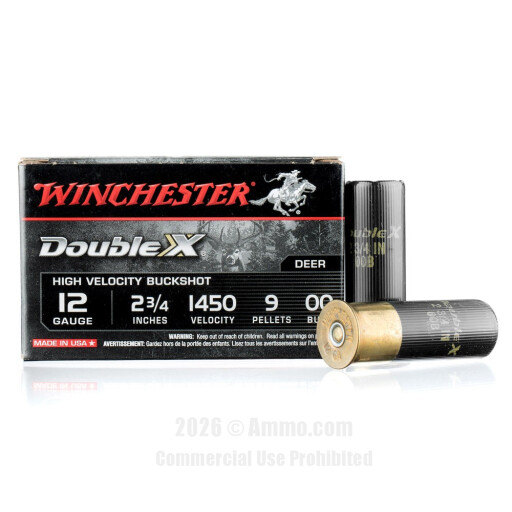 Winchester Winchester Double-X 12 Gauge  Ammo - 5 Rounds of  #00...
