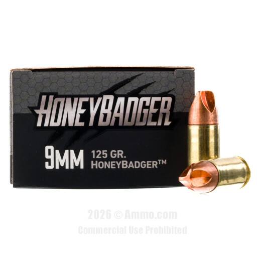 Black Hills Ammunition Subsonic 9mm Ammo - 20 Rounds of 125 Grain...