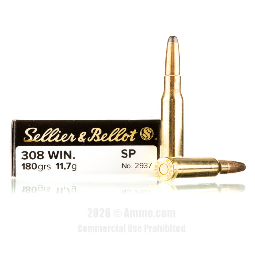 308 Win Ammo - Sellier And Bellot Ammo SP Sellier And Bellot SP Ammo