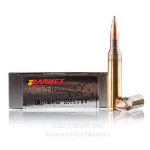 338 Lapua Mag Ammo - Barnes Precision Match Ammo Barnes Precision Match Ammo