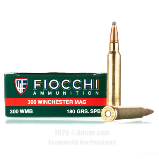 300 Win Mag Ammo - Fiocchi Ammo SPBT Fiocchi SPBT Ammo