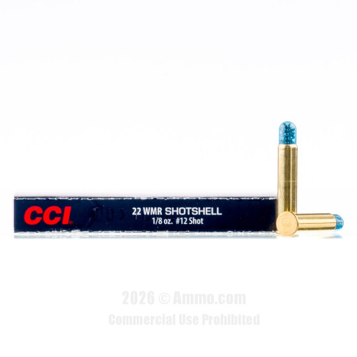 CCI 22 WMR Ammo - 20 Rounds of 52 Grain #12 Shot Ammunition