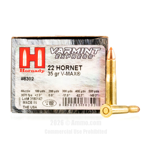 Hornady V-MAX Ammo