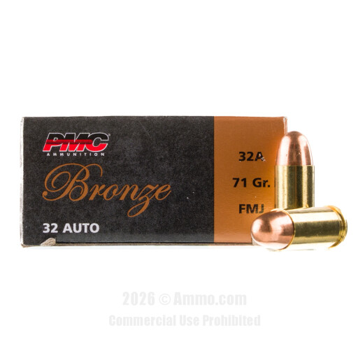 32 ACP Ammo - Bulk PMC Ammo FMJ Bulk PMC FMJ Ammo