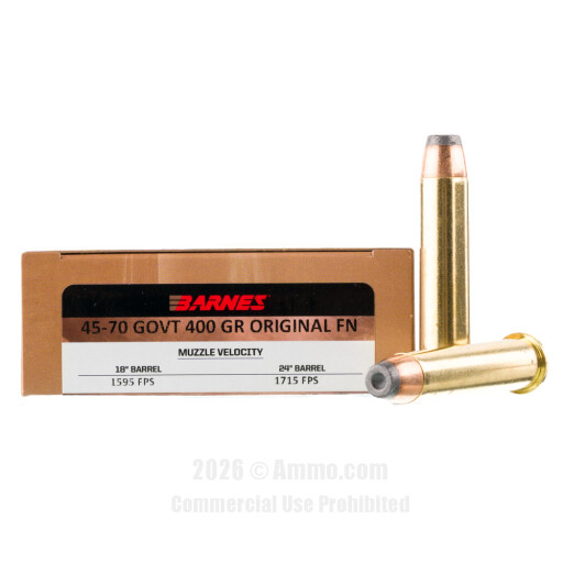 Barnes Pioneer Government SJHP Ammo